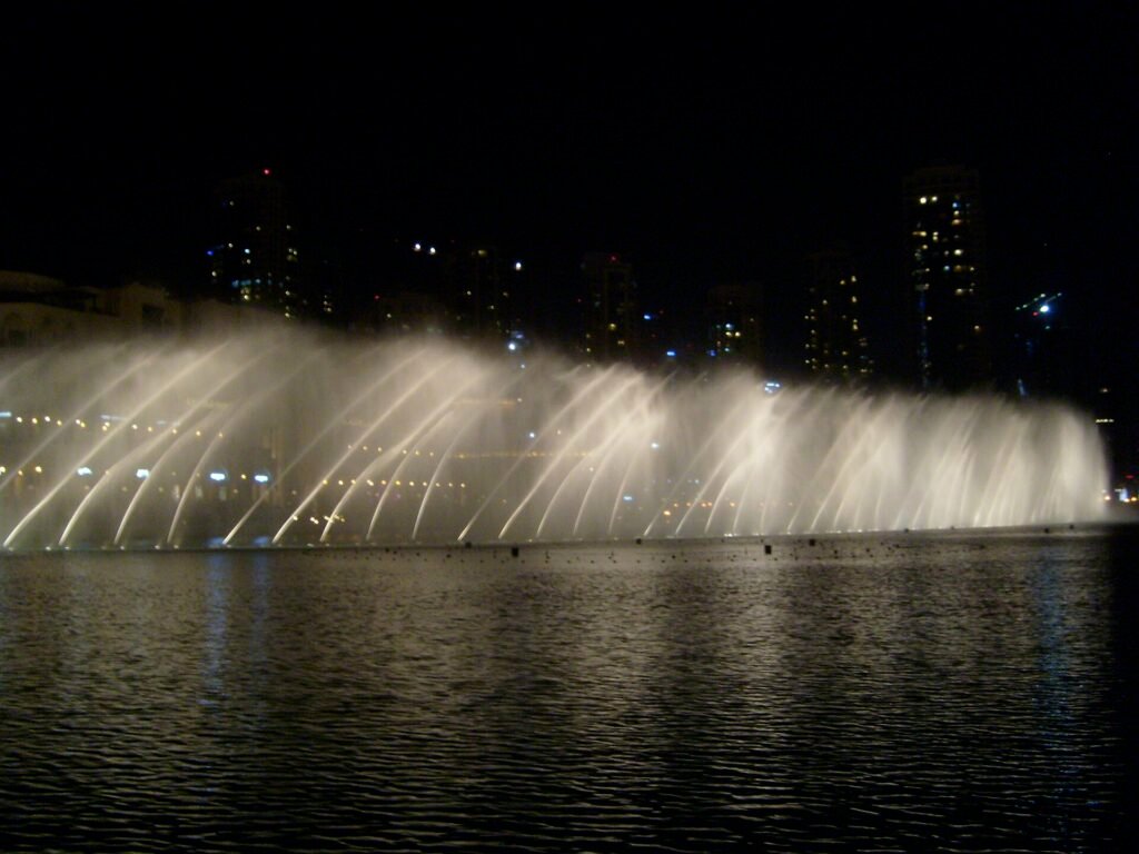 The Dubai Fountain show