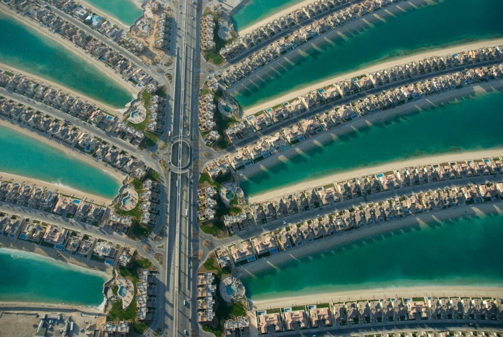 Palm Jumeirah from the air