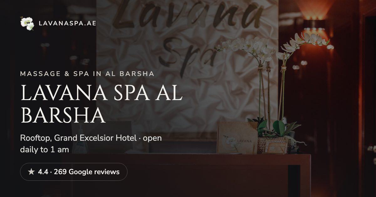 Lavana Spa — Al Barsha 1